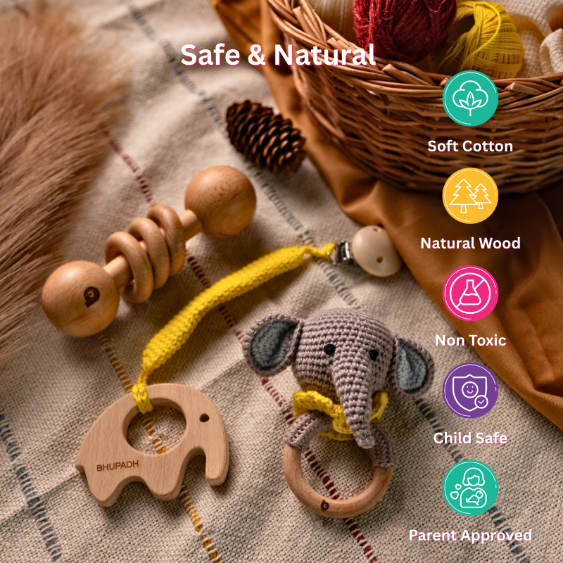 Bhupadh Newborn Gift Box – Elephant Collection