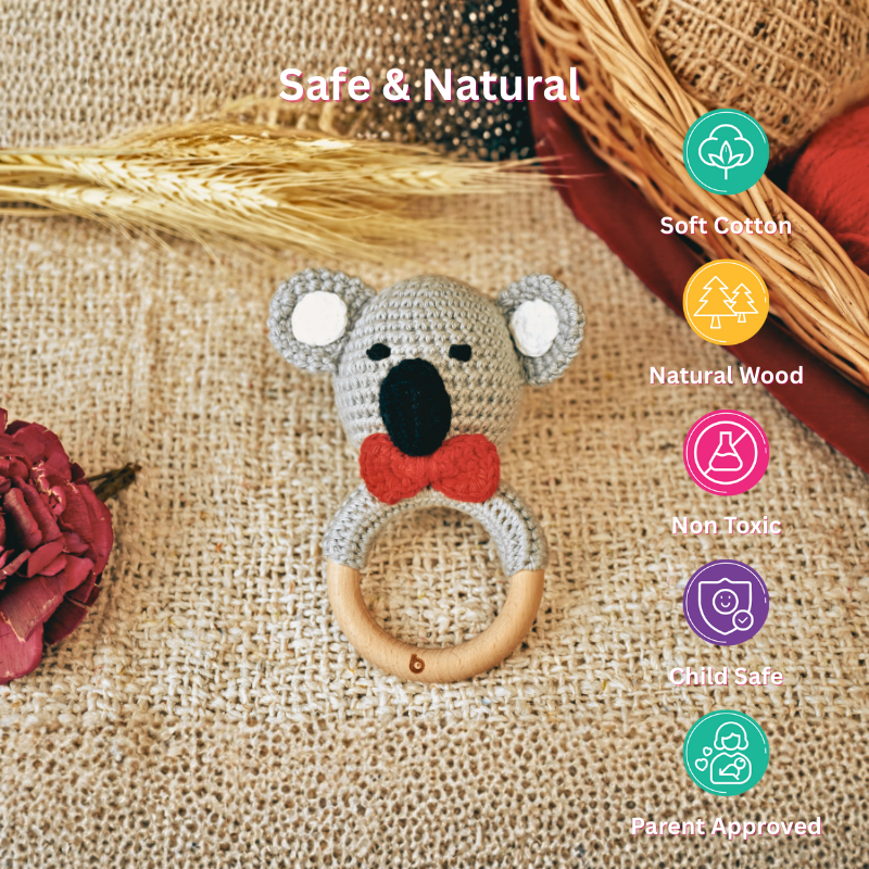Bhupadh Koala Crochet Rattle