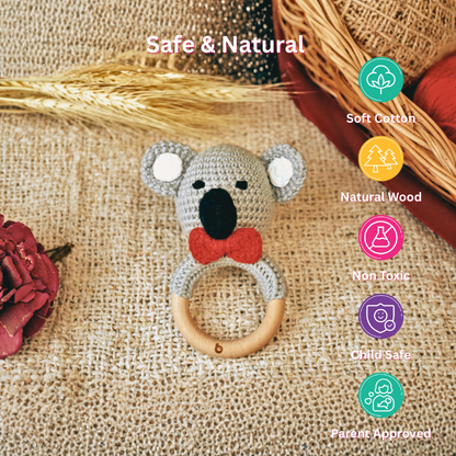 Bhupadh Koala Crochet Rattle