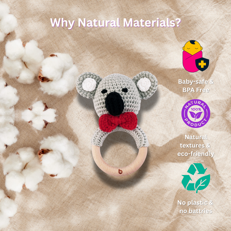 Bhupadh Koala Crochet Rattle