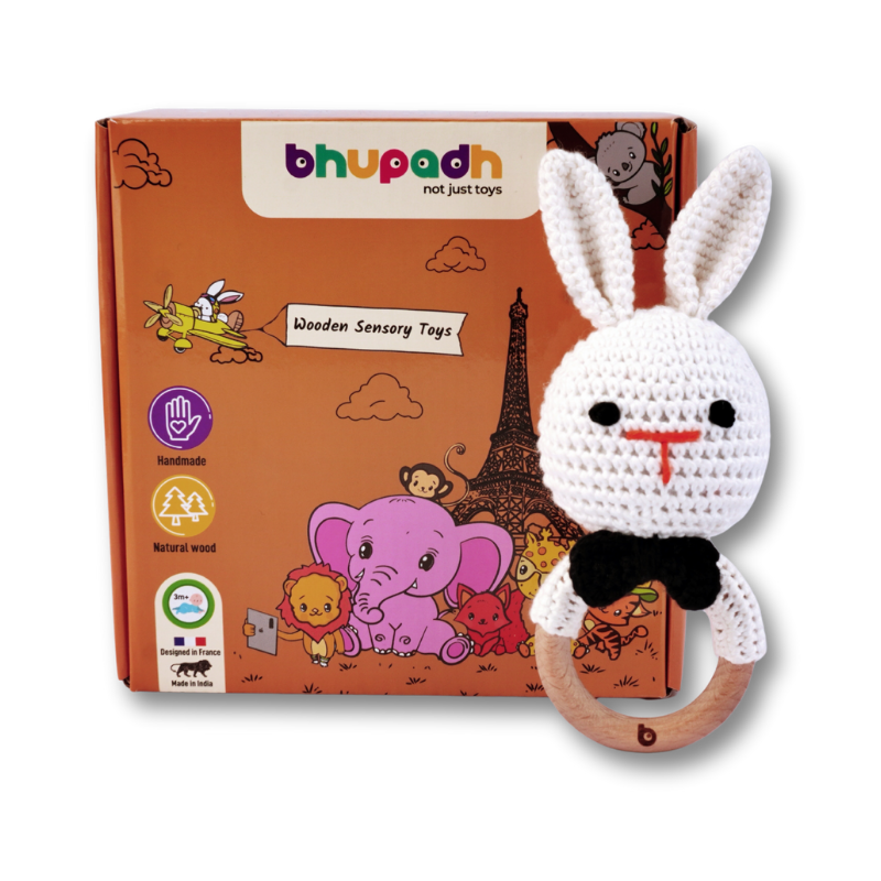 Bhupadh Rabbit Crochet Rattle