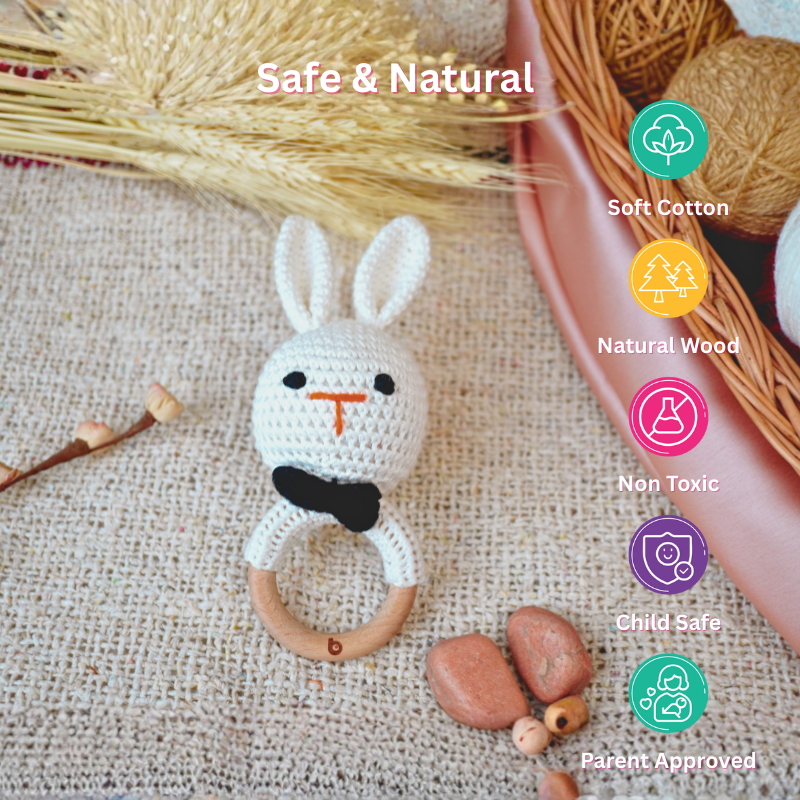 Bhupadh Rabbit Crochet Rattle
