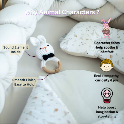 Bhupadh Rabbit Crochet Rattle