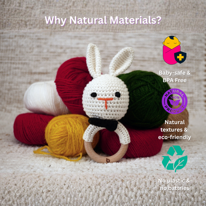 Bhupadh Rabbit Crochet Rattle