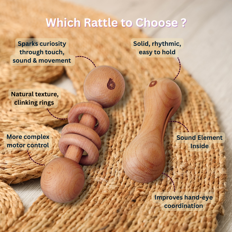 Bhupadh Wooden Rattle Set