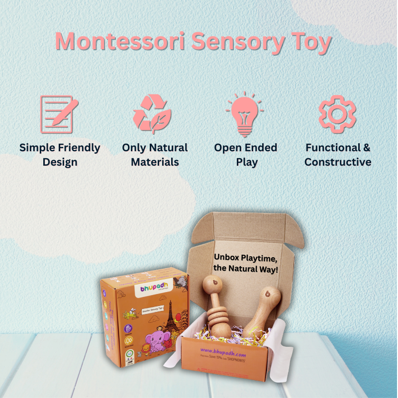 Bhupadh Wooden Rattle Set